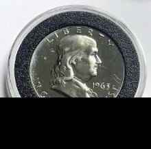 1963 Franklin Proof Silver Half Dollar