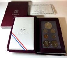1992-S US Mint Prestige 7-coin Proof Set with Box & COA