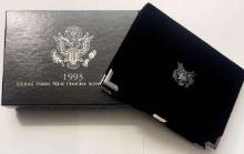 1993 U.S. Mint Premier Silver Proof Set (5-coins) No COA