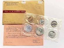 1964 U.S. Mint Silver Proof Set (5-coins)
