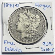 1894-O Morgan Silver Dollar Fine