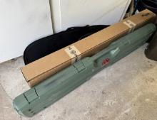 2 LONG GUN CASES + BOX