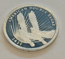 2020 Cook Island $2 American Double Eagle 1/2 OZ .999 Silver Coin