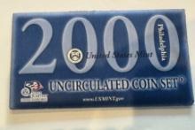 2000 US MINT SILVER UNCIRCULATED COIN - PHILADELPHIA SET