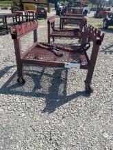 Pipe Table with Wheels