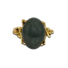 14k Gold Jadeite Ring, 4.8g