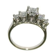 14k White Gold Diamond Ring VS-SI, 1.65tdw - Size