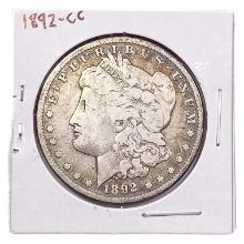 1892-CC Morgan Silver Dollar FINE GRADE