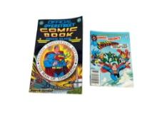Overstreet no. 18 Price Guide and Superman Mini Comic Novel