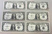 6- Silver Certificates, 1935, 1935A, 1935C, 1935D, 1935E, 1935H , SELLS TIMES THE MONEY