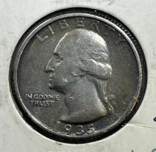 1935-D Washington Quarter, 90% silver
