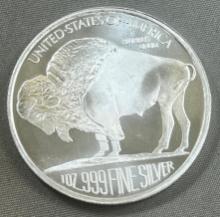 One Troy Ounce .999 Silver Round, SIGMA TESTED