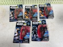 5- Star Wars Figurines in original package