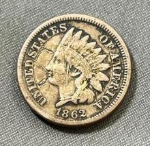 1862 Indianhead Cent