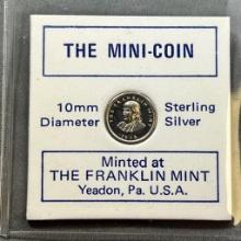 Franklin Mint 10 MM Sterling Silver Coin
