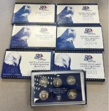 1999-2005 US Mint Proof Quarter sets, SELLS TIMES THE MONEY
