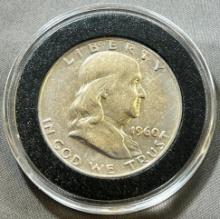 1960-D Franklin Half Dollar, 90% silver