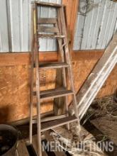 Werner 5ft. Wooden Step Ladder