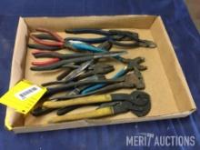 Needle nose pliers and side cutters