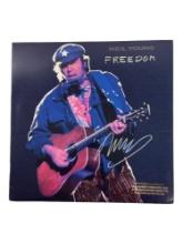 Neil Young - "Freedom" Signed Promo Viynl Record