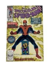 Spectacular Spider-Man #158 Newsstand 1st Cosmic Comic Book