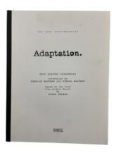 Adaptation. Best Adapted Screenplay Movie Script