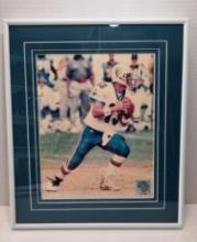 Miami Dolphins Dan Marino Autographed Print