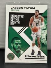 Jayson Tatum 2019-20 Panini Chronicles Employee of the Month #4