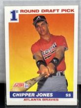 Chipper Jones 1991 Score Rookie RC #671