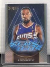Kevin Durant 2023-24 Panini Select Neon Icon Insert #6