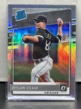 Dylan Cease 2020 Panini Donruss Optic Rated Rookie Silver Prizm RC #53