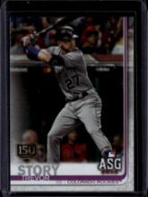 Trevor Story 2019 Topps All Star Game 150th Anniversary Parallel #US44