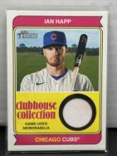Ian Happ 2023 Topps Heritage Clubhouse Collection Game Used Memorabilia Patch #CCR-IH