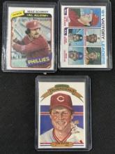 Lot of 3 Baseball Cards - Mike Schmidt , Tom Seaver
