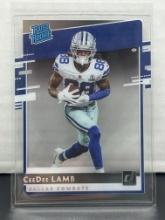 CeeDee Lamb 2020 Panini Chronicles Donruss Clear Rated Rookie RC Acetate #RR-CL