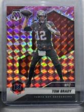 Tom Brady 2021 Panini Mosaic NFC Pink Mosaic Prizm #201