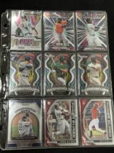 Lot of 9 Panini Prizm Baseball Cards - Cole, Yordan, Luis Robert, Freeman, Harper, Kershaw
