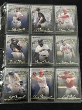 Lot of 9 1997 Donruss Baseball Cards - Ripken, Larkin, Thomas, Bonds, Chipper, Pudge