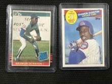 Shawon Dunston Lot of 2 - Rated Rookie RC