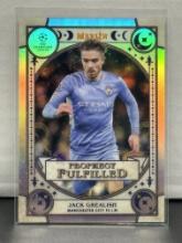 Jack Grealish 2022 Merlin Prophecy Fulfilled Refractor Insert #PF-3