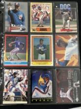 Lot of 9 Dwight Gooden Cards