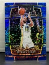 Steph Curry 2021-22 Panini Select Concourse Level Blue Shimmer Prizm #94