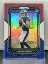 Carson Strong 2022 Panini Prizm Red White Blue Prizm Rookie RC #307