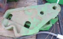 Pair of John Deere toolbar hitch brackets