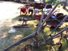 Wood beam horse drawn plow