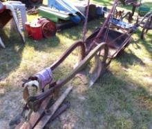 Horse drawn turning plow