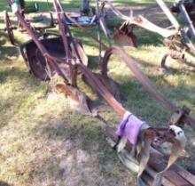 Horse drawn turning plow