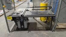 DELTA, 36-L552 T3, 10", TABLE SAW, SINGLE PHASE, S/N 21G 000417, 2021, (RIG