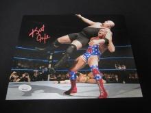 Kurt Angle Signed 8x10 Photo JSA Witnessed