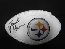 Jack Ham Signed Logo Football JSA Witnessed